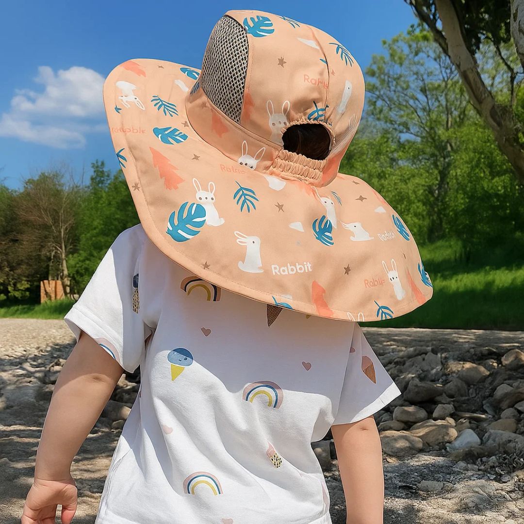 KidShade | Kids UV Sun Hat – UPF 50+ Full Coverage – Breathable Mesh Brim – Keeps Children Cool, Comfortable & Safe in the Sun Outdoors