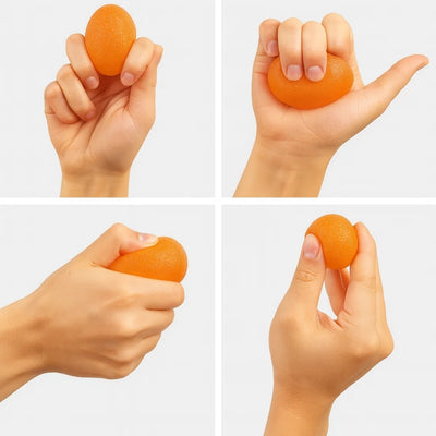 GripForce | Hand Strengthener Ball – Boosts Grip Strength – Soft Resistant Design – For Rehab & Pain Relief & Daily Use & Stress Relief Boost X