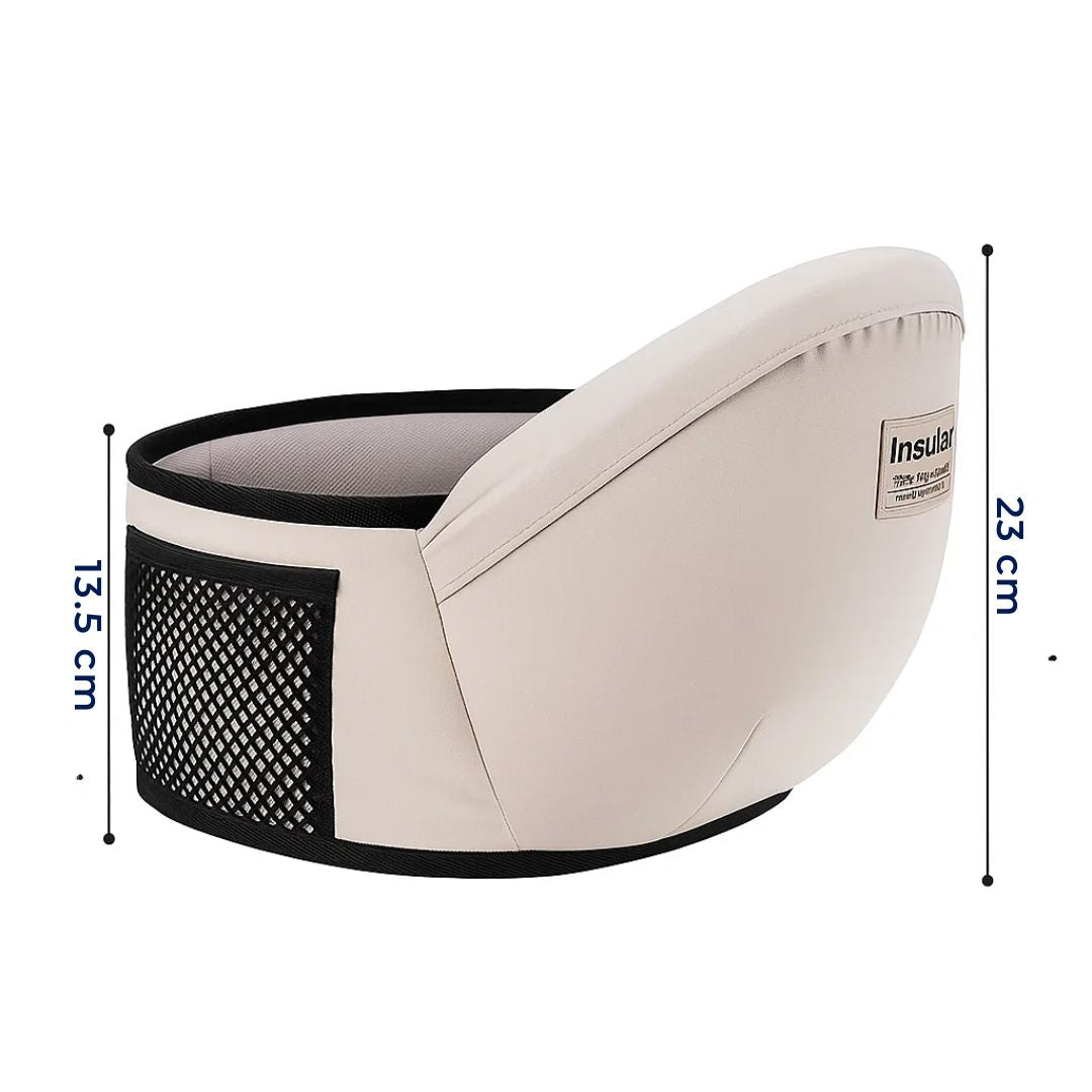 SureCarry | Ergonomic Hip‑Seat Carrier – Even Weight Distribution – Tear‑Resistant Nylon – Hands‑Free Support for Travelling Parents