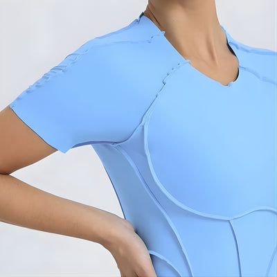 FitFlair | Women’s Workout Jumpsuit – Breathable Backless One-Piece – Stretch Fit Boosts Comfort Confidence Freedom for Gym & Athleisure