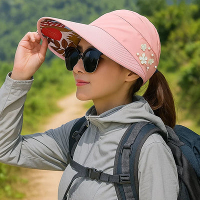 SunGuard | Wide‑Brim UPF Sun Hat – Adjustable Draw‑Cord – Lightweight Breathable Fabric – Summer UV Protection for Beach & Garden