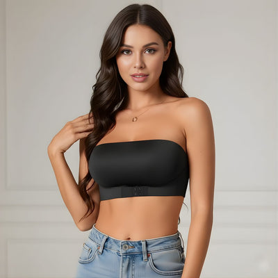 LiftEase | Strapless Wireless Support Bra – Front-Closure Easy Fit – Wire-Free Breathable Design – Stay-Up Lift, Comfort & Confidence All-Day