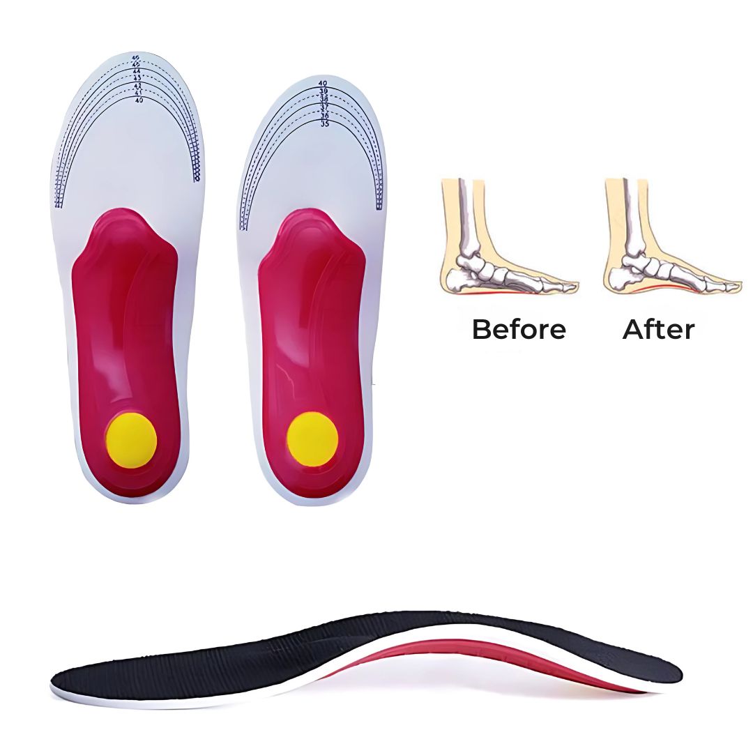 AlignPro Shoe Inserts Pronation Support | Comfort and Stability for Excessive Inward Rolling Foot Control