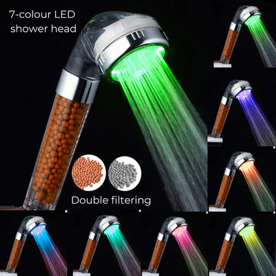 AquaBoost | High‑Pressure Handheld Shower Head – Pressure‑Boost Spray – Low‑Pressure
