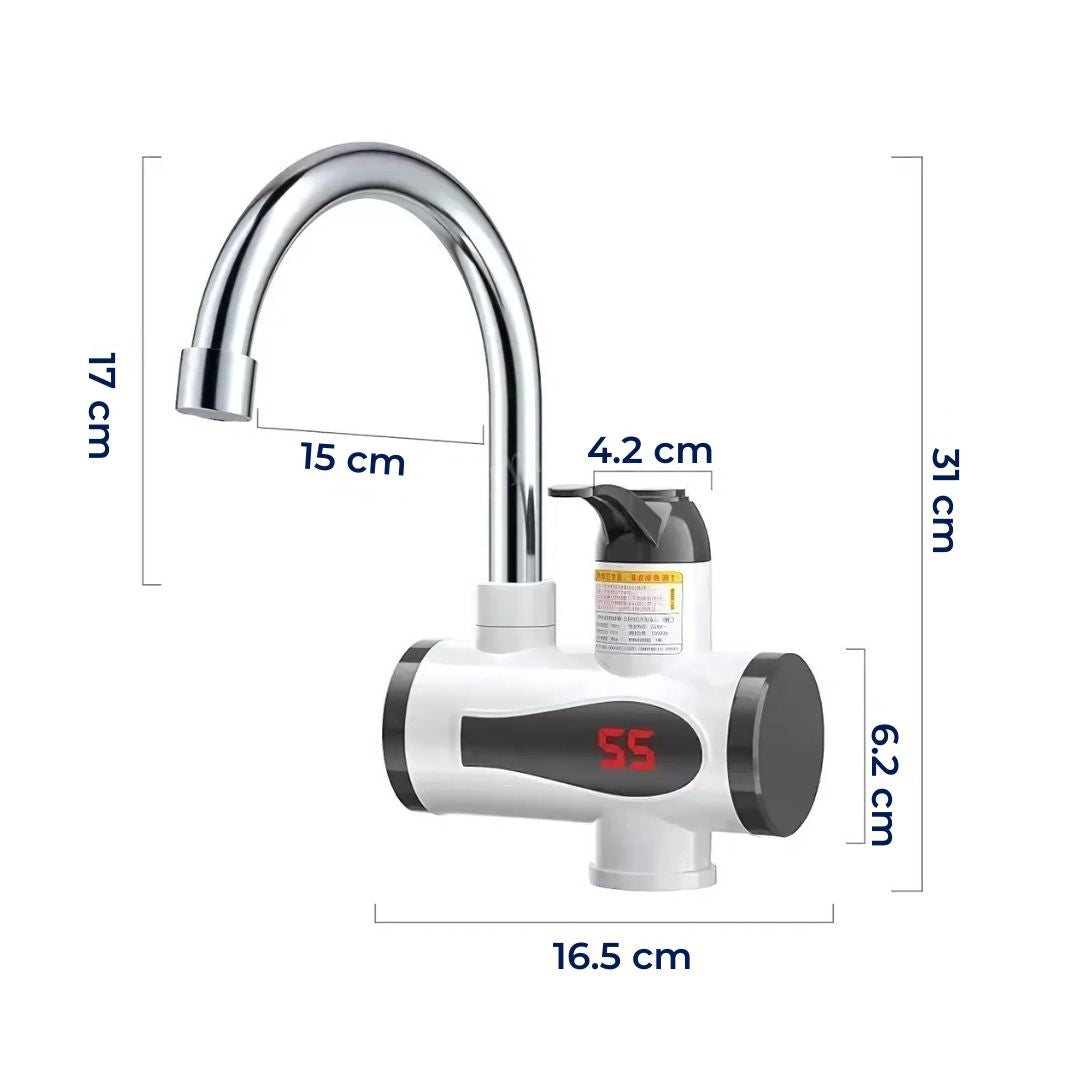 AquaSwift | Instant Hot Water Tap – Tankless Design – Compact Energy-Efficient Unit – Ideal for Kitchens & Bathrooms