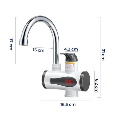 AquaSwift | Instant Hot Water Tap – Tankless Design – Compact Energy-Efficient Unit – Ideal for Kitchens & Bathrooms