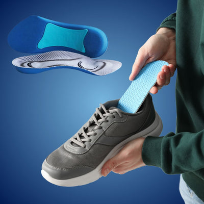 ArchEase Shoe Inserts for Hollow Foot | Arch Support and Cushioning - for Pain Relief and Comfort in High Arches