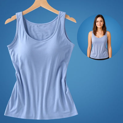 ComfortFlex | Padded Tank Top with Built-In Bra – Supportive Fit – Breathable Fabric – Ideal for Active Women
