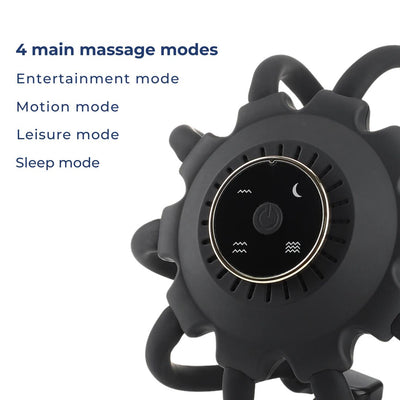 CalmFlow Smart Electric Octopus Head Massager | Scalp Massage - Stress Relief - Improved Sleep - Multi-Directional Vibration Head Massager