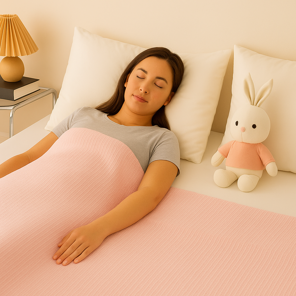 CoolBreeze | Cooling Blanket – Temperature Regulating – Breathable Bamboo Fibre – Cooler Nights – Relief From Night Sweats and Overheating