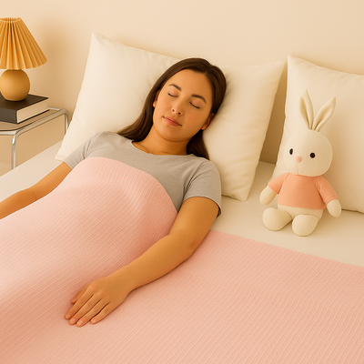 CoolBreeze | Cooling Blanket – Temperature Regulating – Breathable Bamboo Fibre – Cooler Nights – Relief From Night Sweats and Overheating