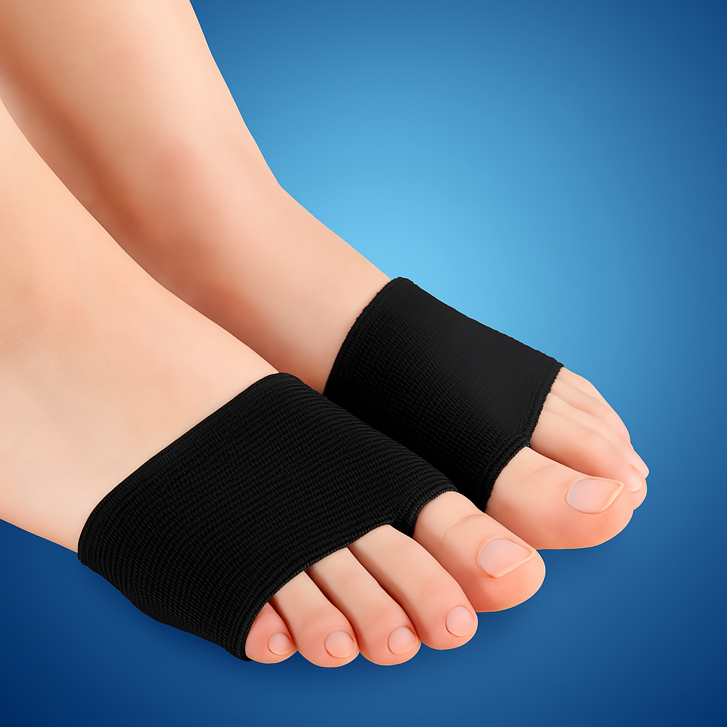 CushionFlex Forefoot Protection | Silicone Gel Cushion - Absorbs Shock on Foot - Pain Relief - for Metatarsalgia - Daily Comfort