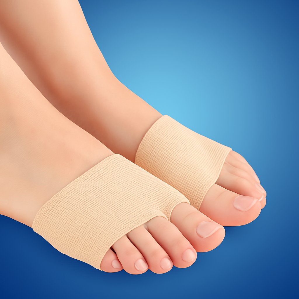 CushionFlex Forefoot Protection | Silicone Gel Cushion - Absorbs Shock on Foot - Pain Relief - for Metatarsalgia - Daily Comfort