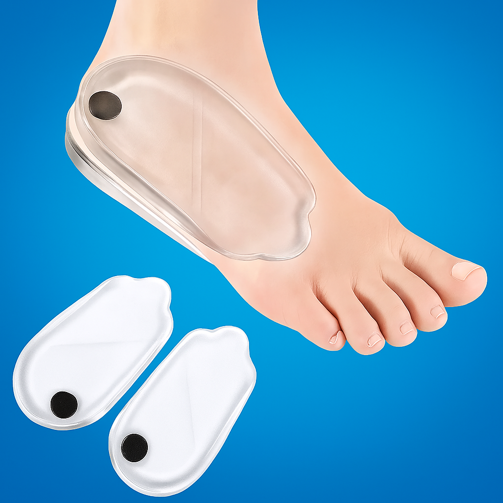 HeelGuard | Silicone Gel Heel Pads – Heel Pain Relief – Shock-Absorbing Cushion – Orthotic Support for Daily Comfort