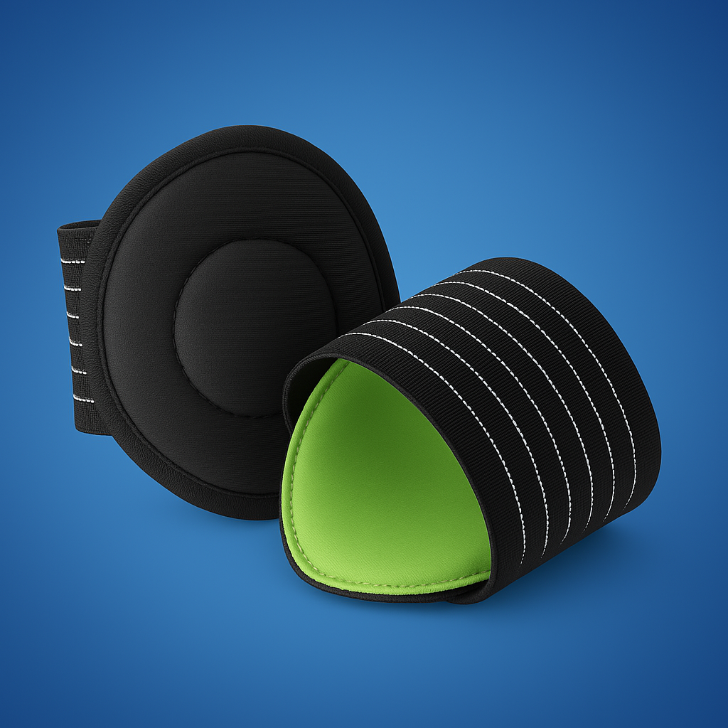 FootEase Arch Support for Plantar Relief | Alleviate Pain and Enhance Comfort for Walking, Running and Standing