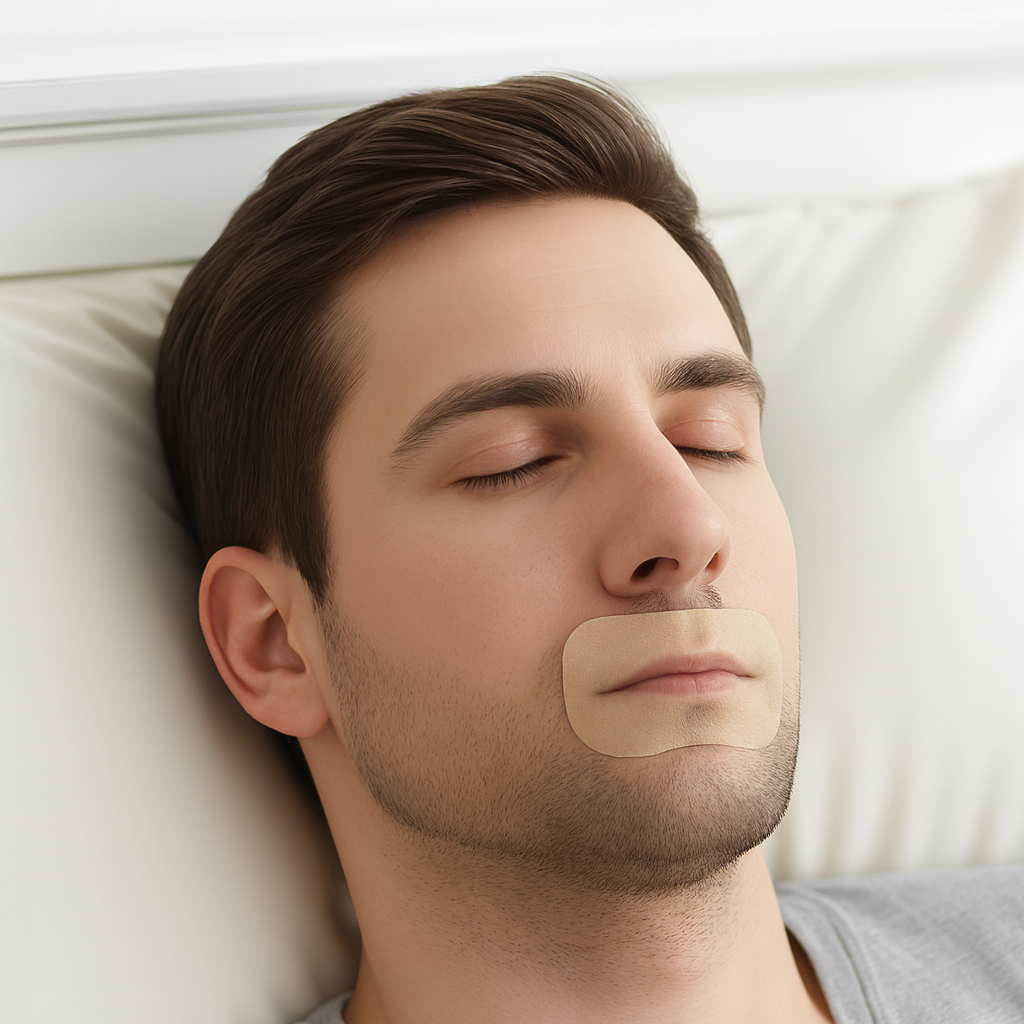 SilentEase | Anti-Snoring Mouth Tape – Snoring Reduction – Hypoallergenic & Breathable – Improve Sleep Quality & Prevent Dry Mouth