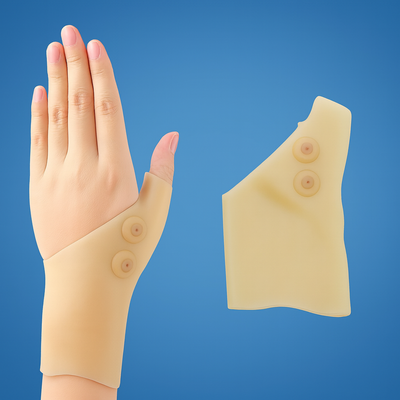 TheraMag | Magnetic Wrist Support Glove – Pain Relief + Compression – Non-Slip Silicone – Arthritis & Joint Support for Everyday Comfort