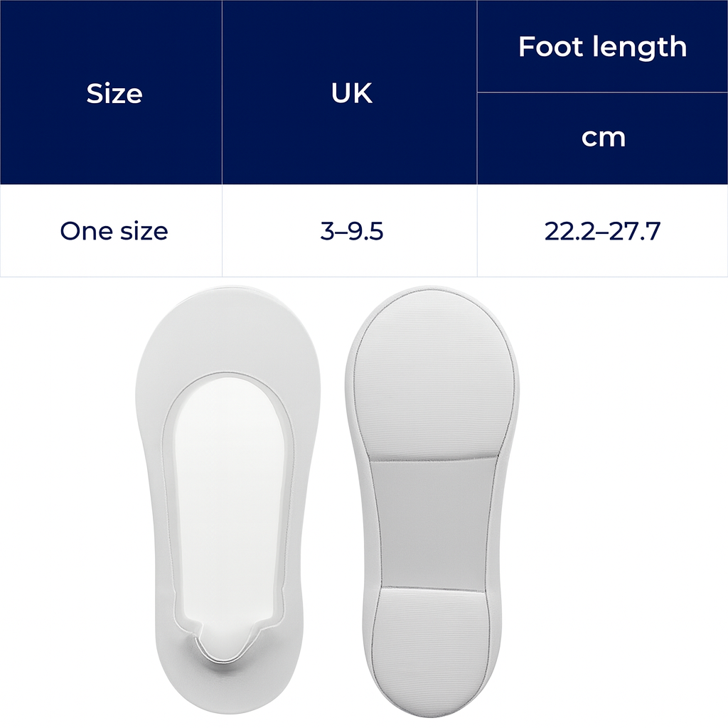 ComfyStride | No-Show Padded Socks – Shock Absorbing Comfort – Breathable Cotton Cushion – Anti-Slip Heel – Women All-Day Walking Relief