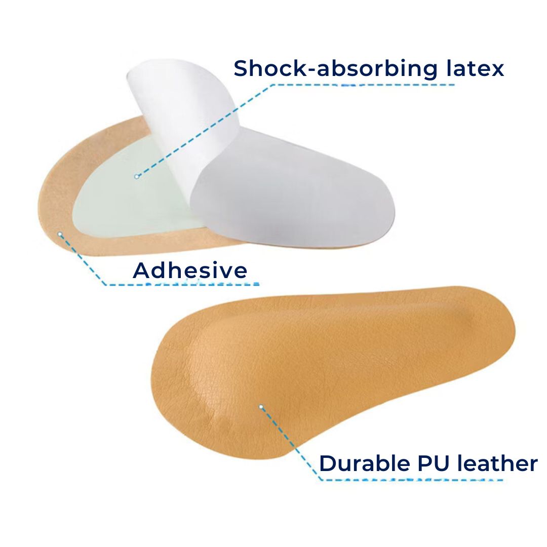 ComfortPad Front Foot Cushioning Relief | for Metatarsalgia Ball of Foot - Pain Shock Absorption - Daily Comfort for High Heels