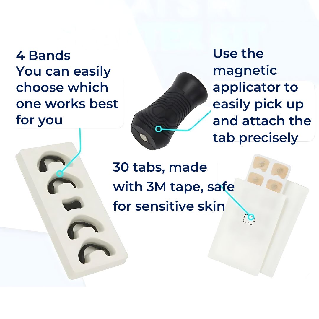 DeepBreathe Magnetic Nasal Strip | Non-Invasive Snoring Aid - Reduce Snoring - Improved Breathing - Better Sleep Quality