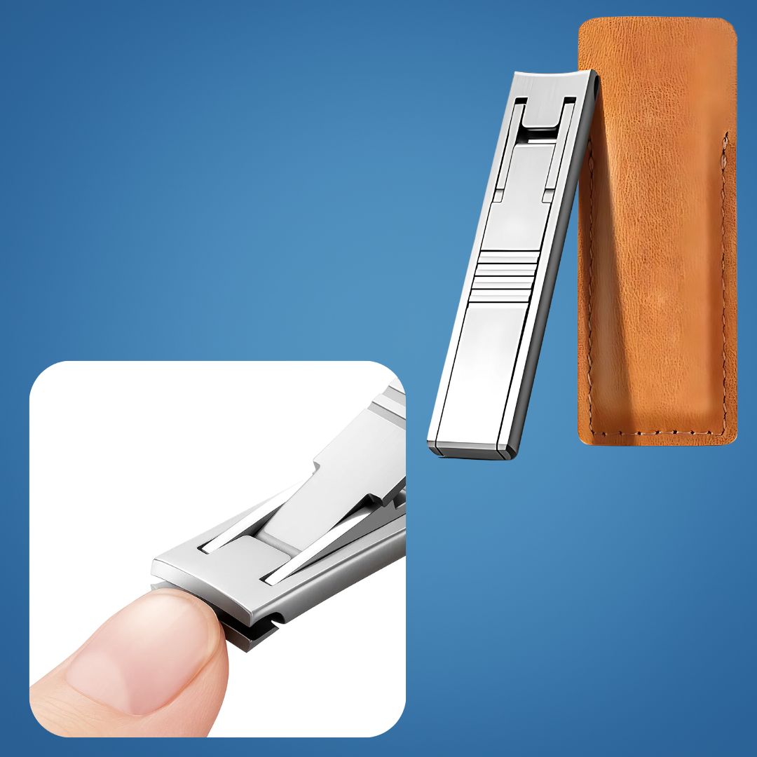 EdgeLux | Nail Clipper – Travel-Slim Design – Rust-Resistant Stainless Steel – Stylish Carry – Portable Grooming for Hands & Fingernails