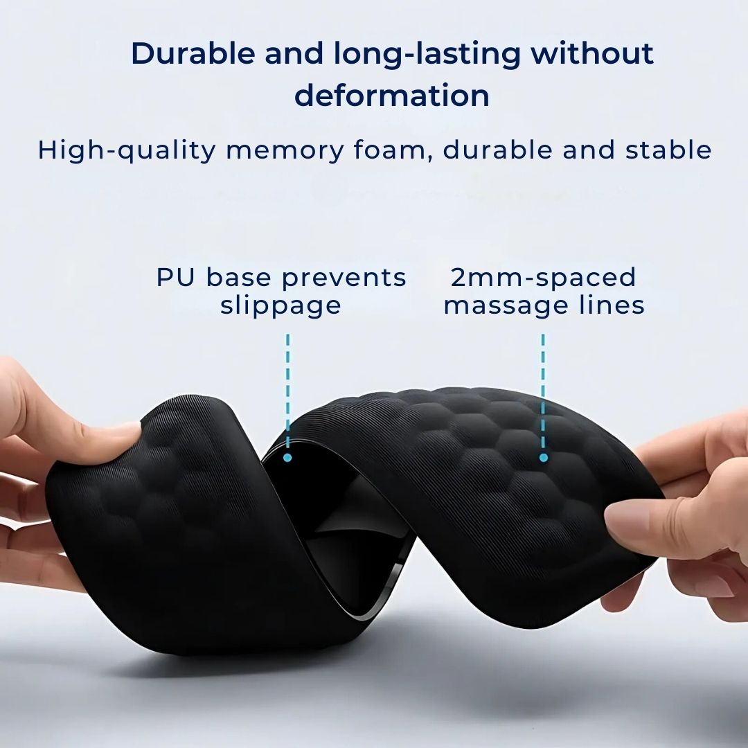 ErgoSupport Wrist Protection Rest Pad | for Mouse and Keyboard - Elevates Wrist - Reduces Strain Pain