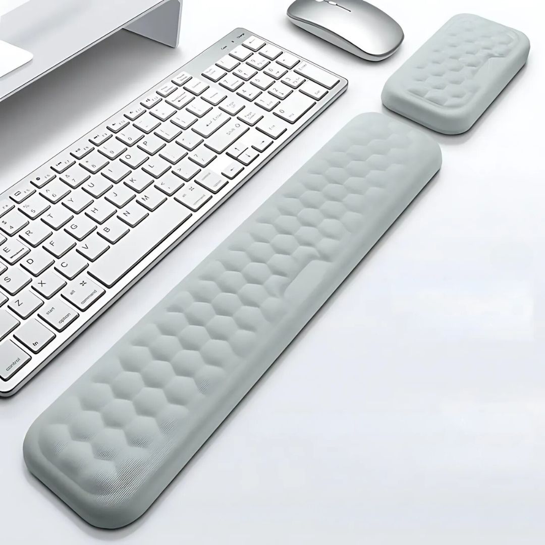 ErgoSupport Wrist Protection Rest Pad | for Mouse and Keyboard - Elevates Wrist - Reduces Strain Pain