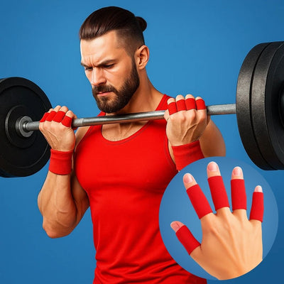FlexiGuard | Finger Protection Sleeves – Injury Prevention – Breathable Snug Fit - Keeps wounds and bandages in place – Sports and Daily Comfort