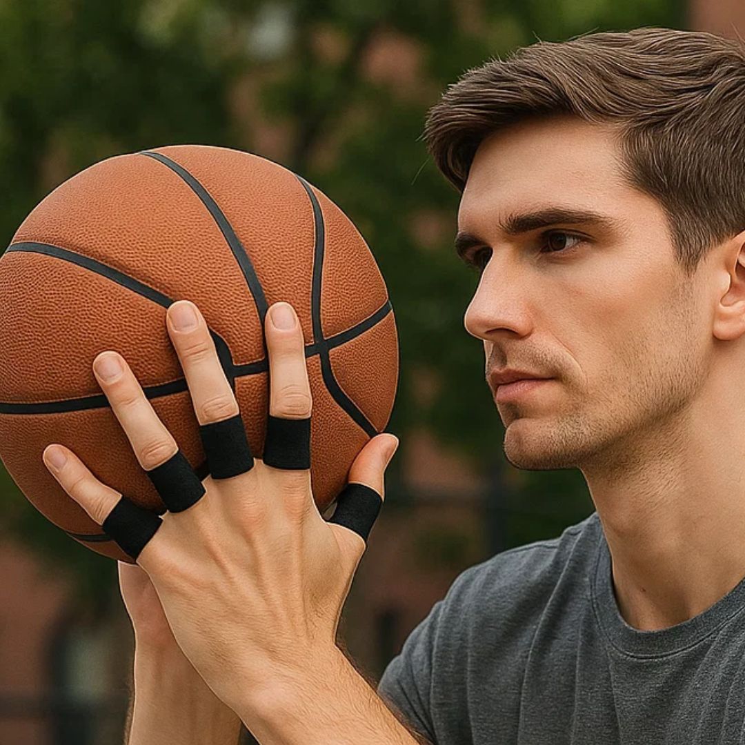 FlexiGuard | Finger Protection Sleeves – Injury Prevention – Breathable Snug Fit - Keeps wounds and bandages in place – Sports and Daily Comfort