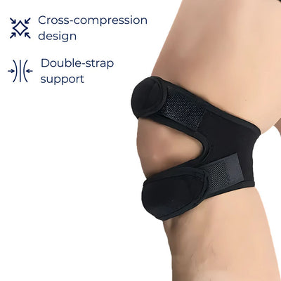 FlexiKnee Multifunctional Knee Support | Adjustable Compression for Pain Relief - Arthritis Injury Prevention - Recovery