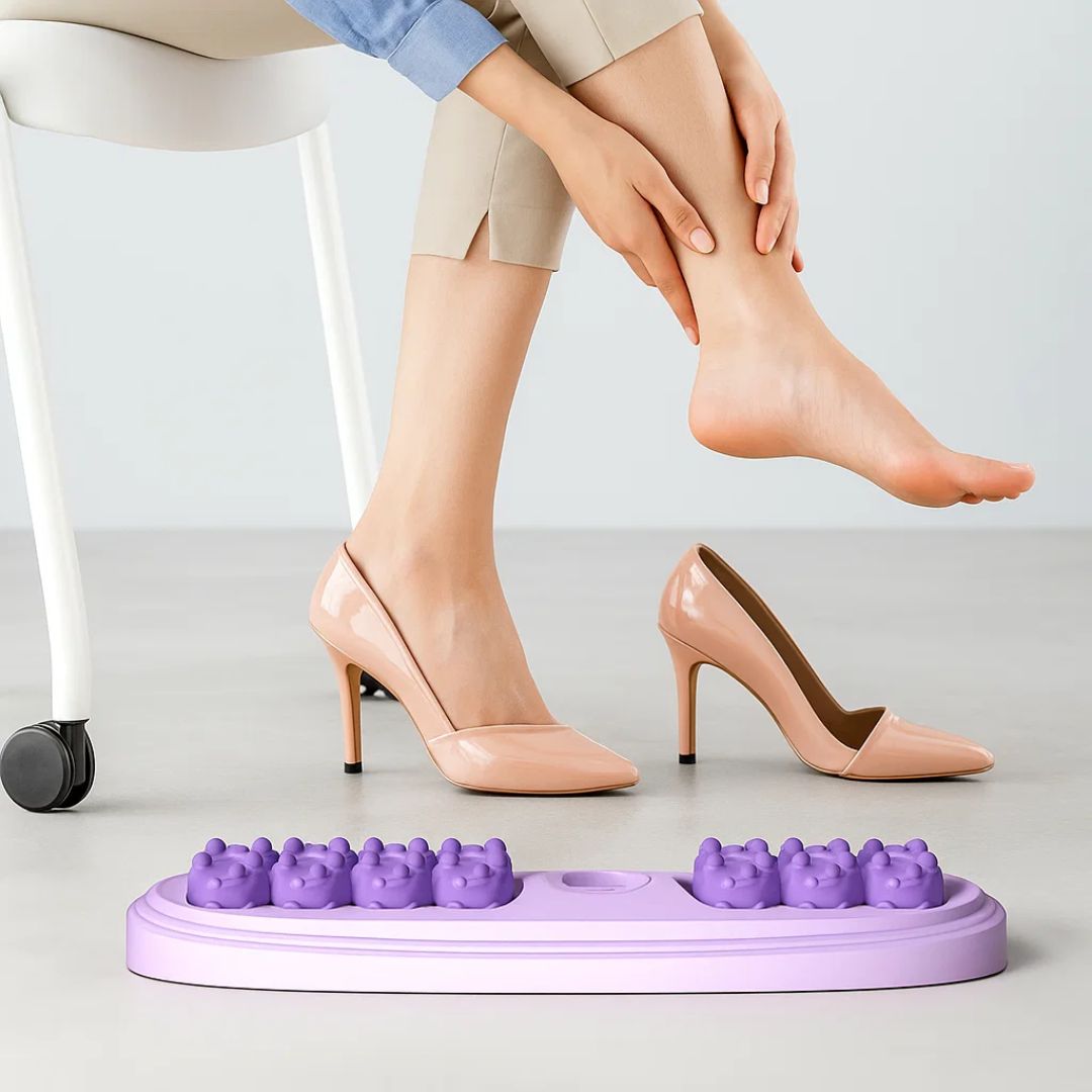 FootEase | Foot Massage Roller – Plantar Fasciitis Relief – Deep Tissue Pressure – Improves Circulation – All-Day Home Comfort