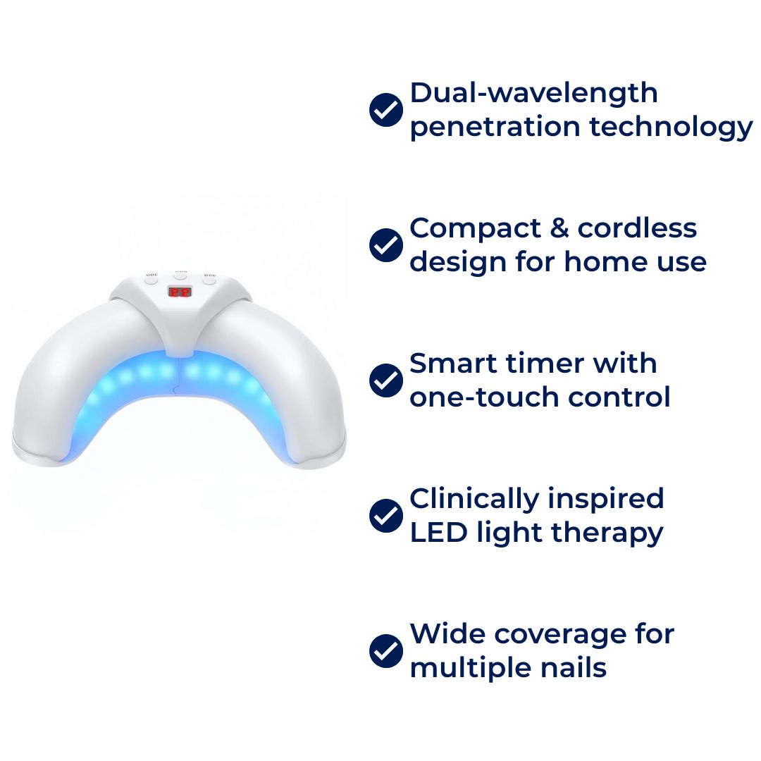 FungiFree | Laser Nail Fungus Device – Dual‑Wavelength Penetration – Compact Home Use – Fungal Nail Restoration