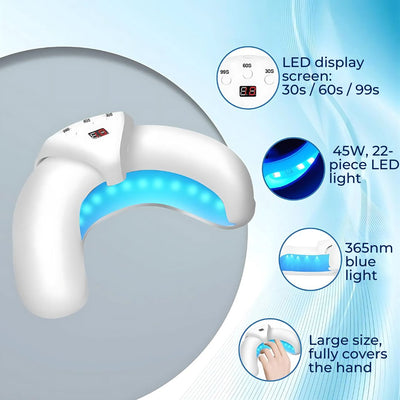 FungiFree | Laser Nail Fungus Device – Dual‑Wavelength Penetration – Compact Home Use – Fungal Nail Restoration