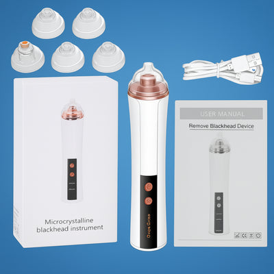 GlowEase | Microdermabrasion Kit – Blackhead Remover – USB Rechargeable – At-Home Skincare Solution