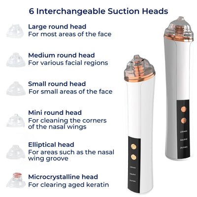 GlowEase | Microdermabrasion Kit – Blackhead Remover – USB Rechargeable – At-Home Skincare Solution