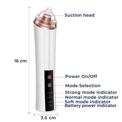 GlowEase | Microdermabrasion Kit – Blackhead Remover – USB Rechargeable – At-Home Skincare Solution