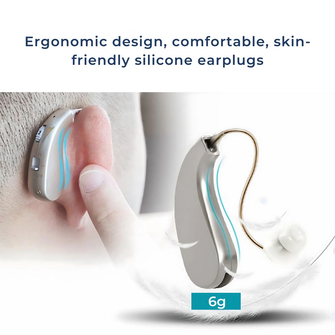 HearingPlus Rechargeable Digital Hearing Aid | for Clear Sound Amplification - Comfortable - Adapted for Daily Use