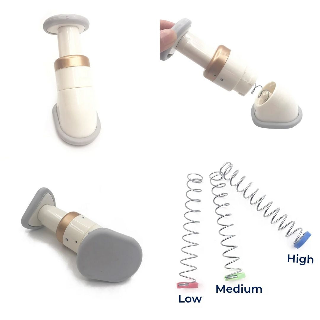 JawDefine | Neckline Slimmer – Double Chin Remover – Coil Resistance – Lightweight – Home Facial Exercise