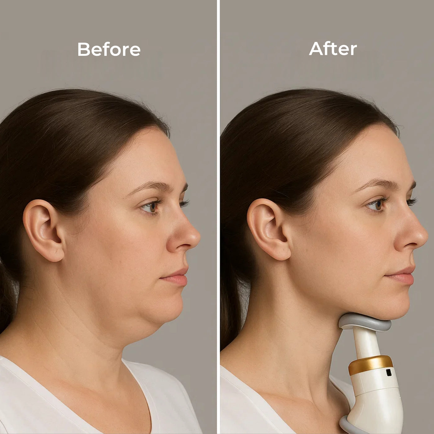 JawDefine | Neckline Slimmer – Double Chin Remover – Coil Resistance – Lightweight – Home Facial Exercise