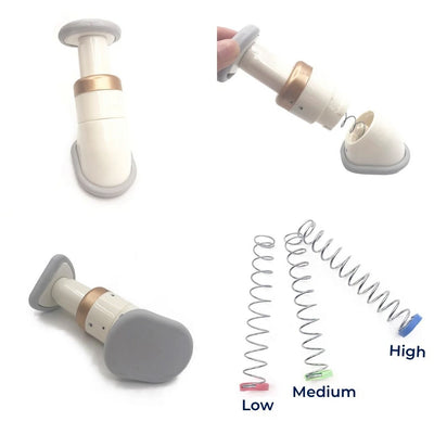 JawDefine | Neckline Slimmer – Double Chin Remover – Coil Resistance – Lightweight – Home Facial Exercise