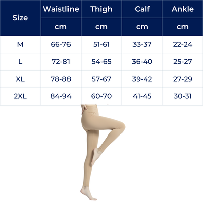 LightLegs | Compression Pantyhose for Women – Graduated Pressure – Improves Circulation – Relieves Pain – Reduces Swelling – All-Day Comfort