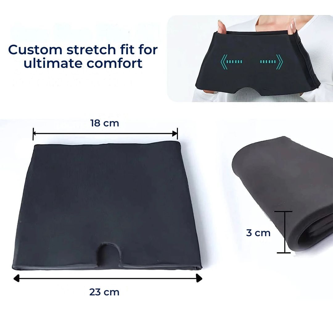 MigraSoothe Gel Hood Instant Headache and Migraine Relief | Cooling Comfort, Pressure Therapy & Light Blocking for Anytime Use