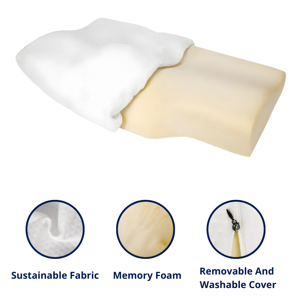 Orthopedic Memory Foam Neck Support Pillow