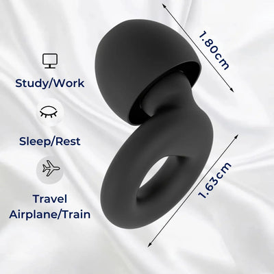 QuietGuard Earplugs Noise Reduction | Comfortable - for Sleep - Travel - Concerts - Swimming - Work Environments