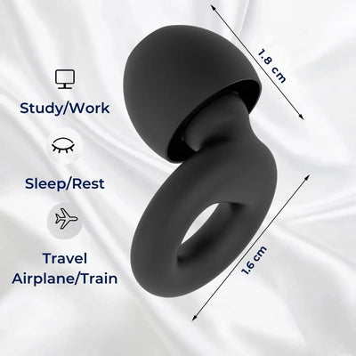 QuietGuard Earplugs Noise Reduction | Comfortable - for Sleep - Travel - Concerts - Swimming - Work Environments