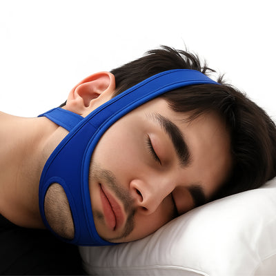 QuietNight | Anti Snoring Chin Strap – Sleep Apnoea Relief – Breathable & Adjustable – For Adults Seeking Better Sleep