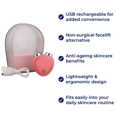 RejuvTone | EMS Facial Toner – Non‑surgical Lift – USB‑rechargeable Lightweight Device – Anti‑ageing Skincare