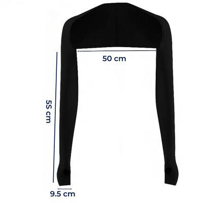ShadeEase | Sun-Protection Shawl Arm Sleeves – UPF 50+ Coverage – Lightweight Stretch Fabric – Driving & Outdoor Use