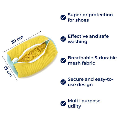 ShoeGuard | Shoe Washing Machine Bag – Protective Cushioning – Mesh Fabric – Trainer Care