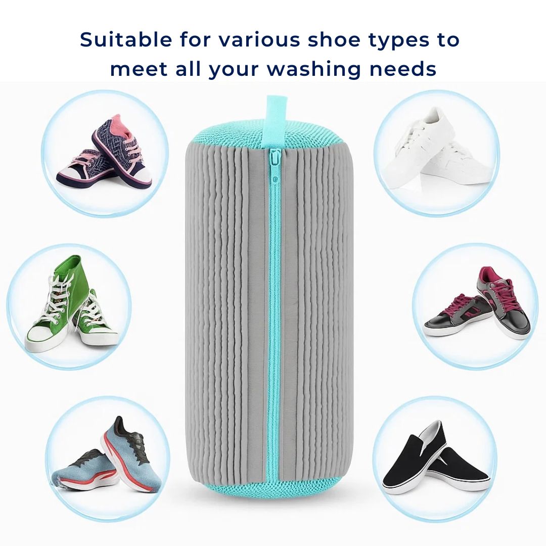 ShoeGuard | Shoe Washing Machine Bag – Protective Cushioning – Mesh Fabric – Trainer Care